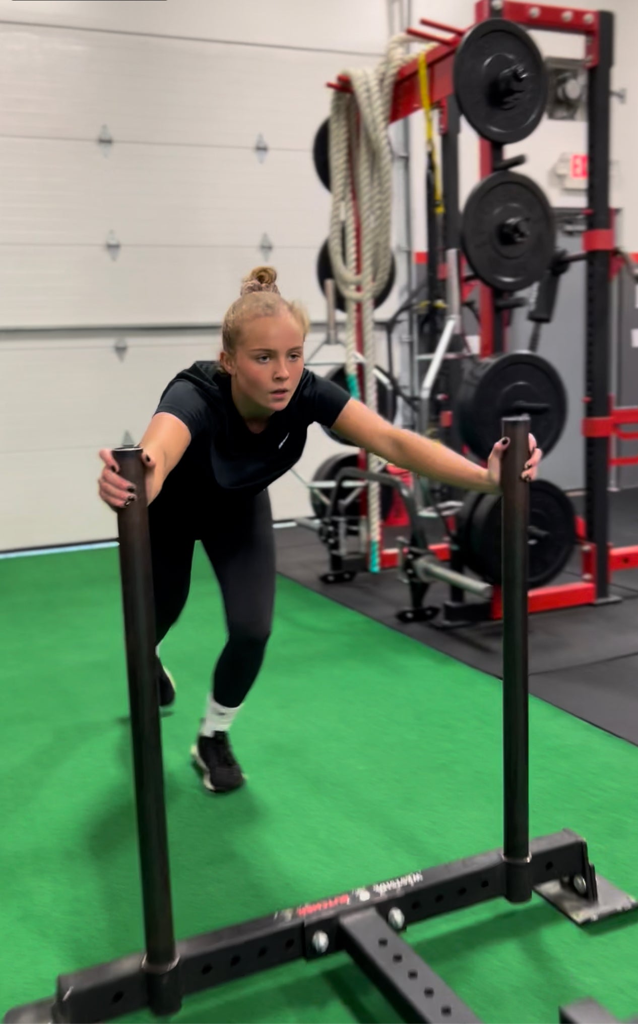 girl doing sport specific training