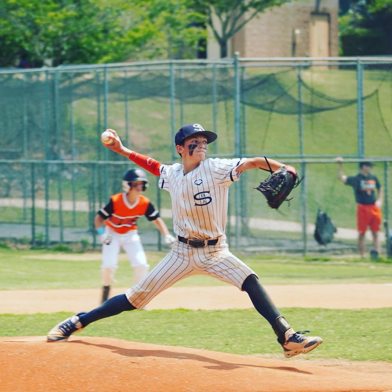 man throwing ball