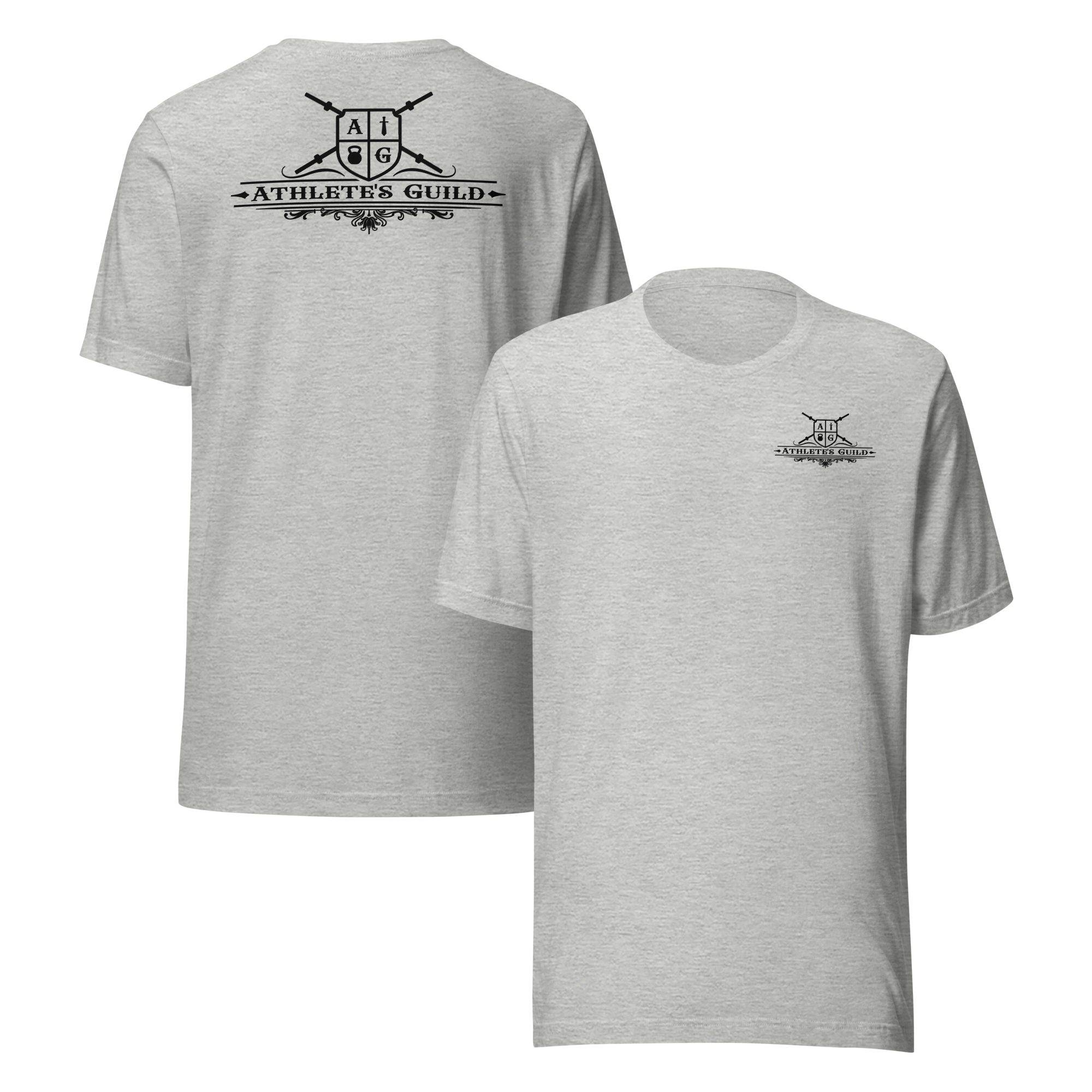 Grey T-Shirt Black Logo