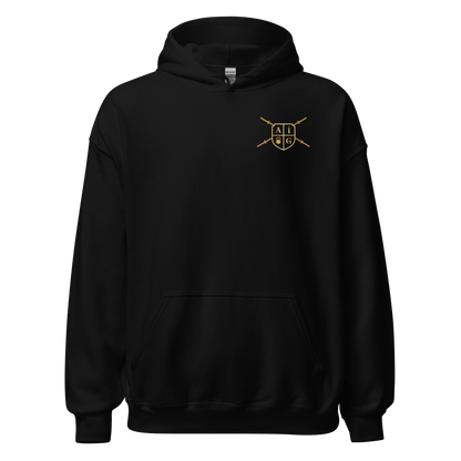 Black Hoodie- Gold Logo