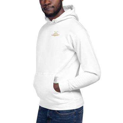 unisex premium hoodie white left front