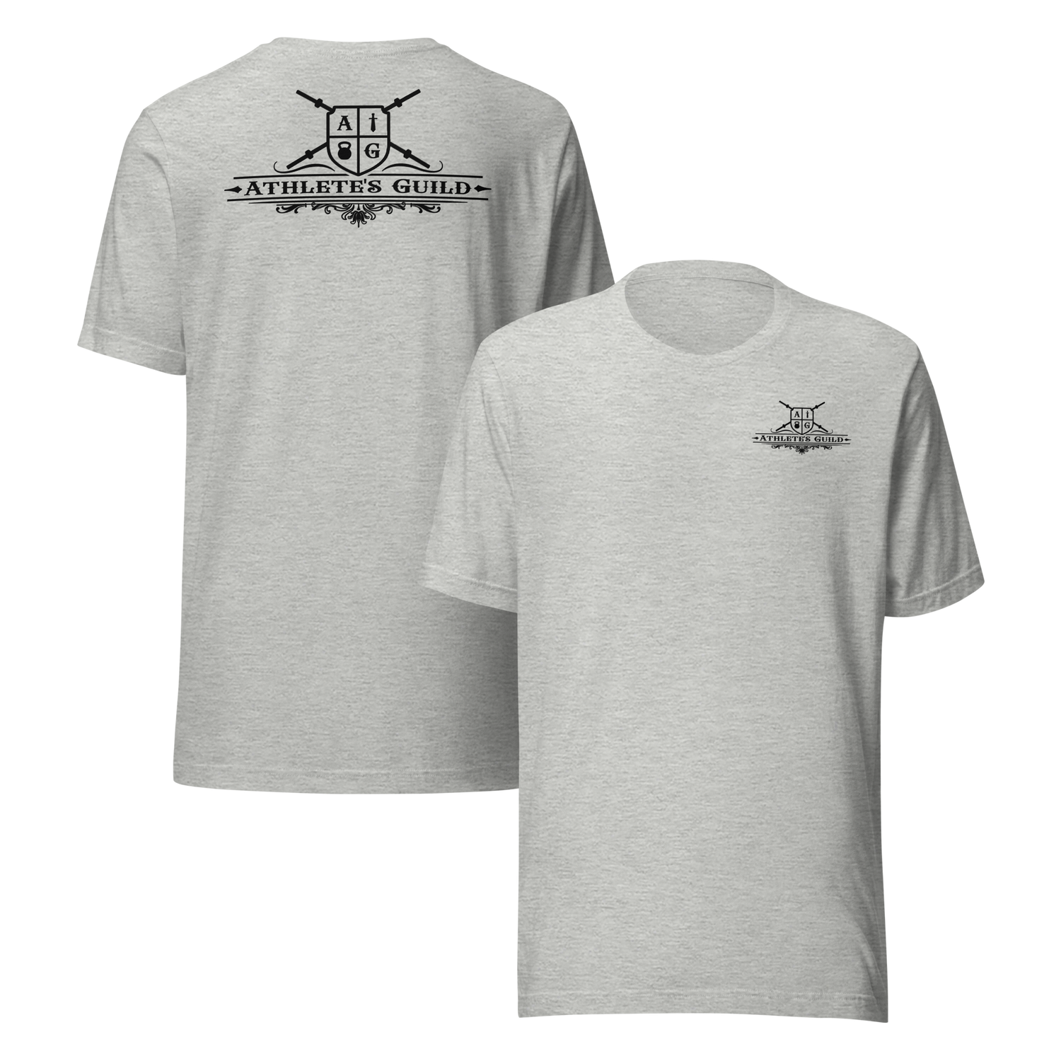 Grey T-Shirt Black Logo