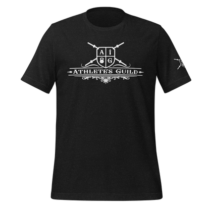 Black T-Shirt Full White Logo