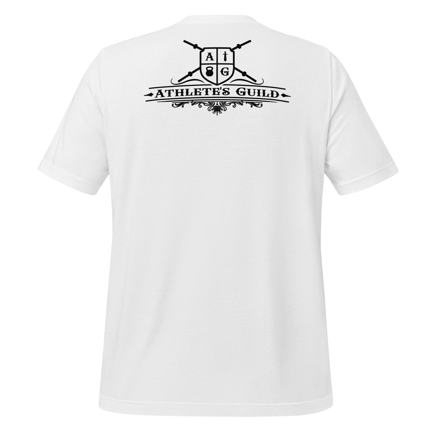 White T-Shirt Black Logo