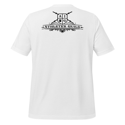 White T-Shirt Black Logo