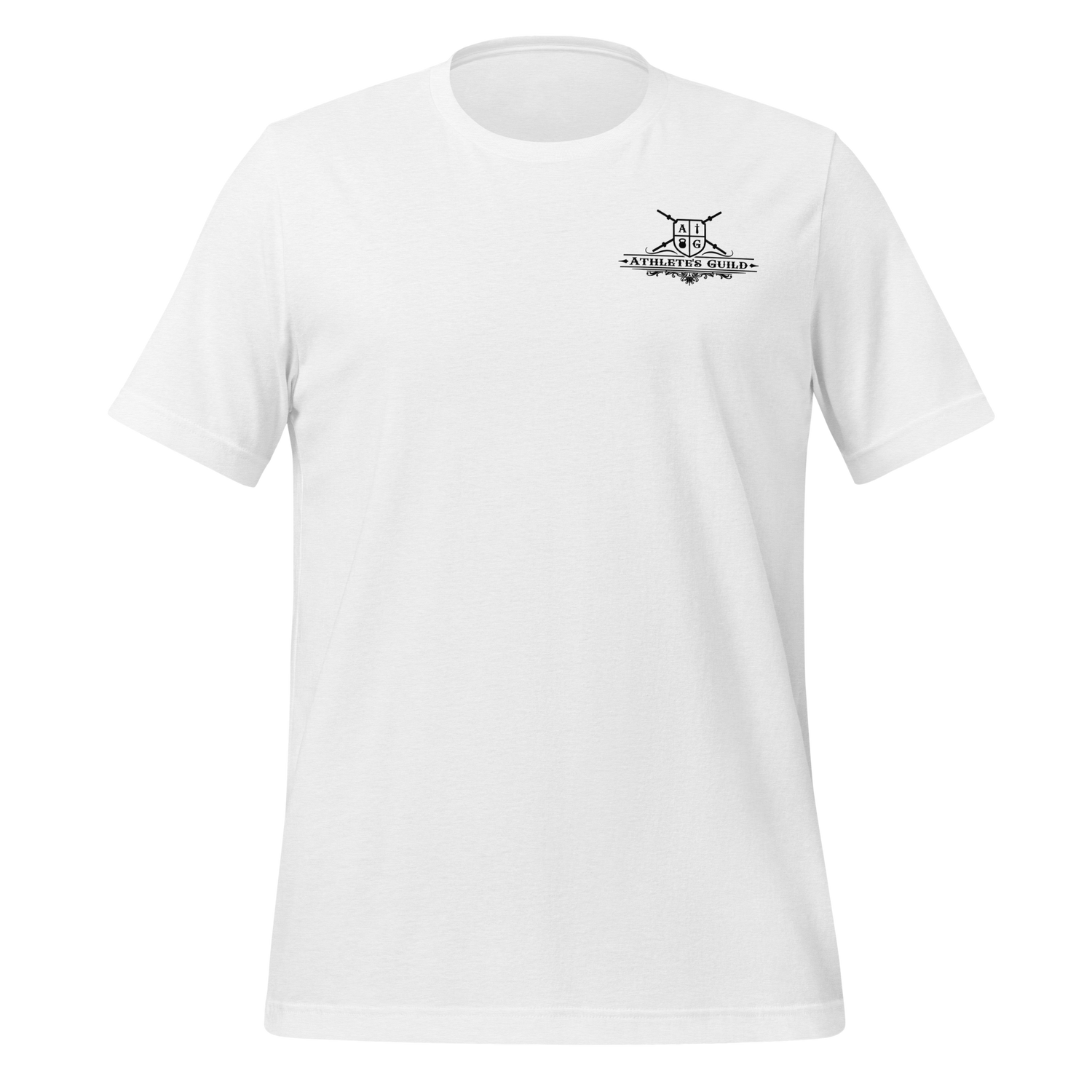 White T-Shirt Black Logo