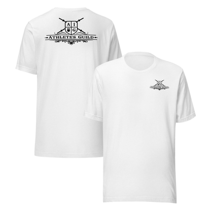 White T-Shirt Black Logo