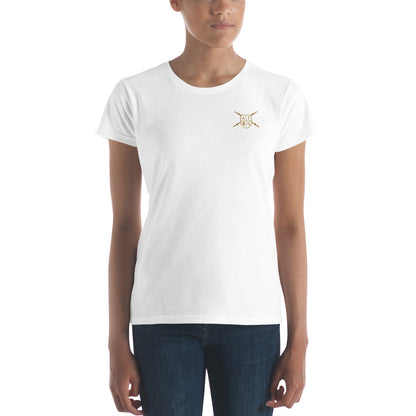 womens fashion fit t shirt white front